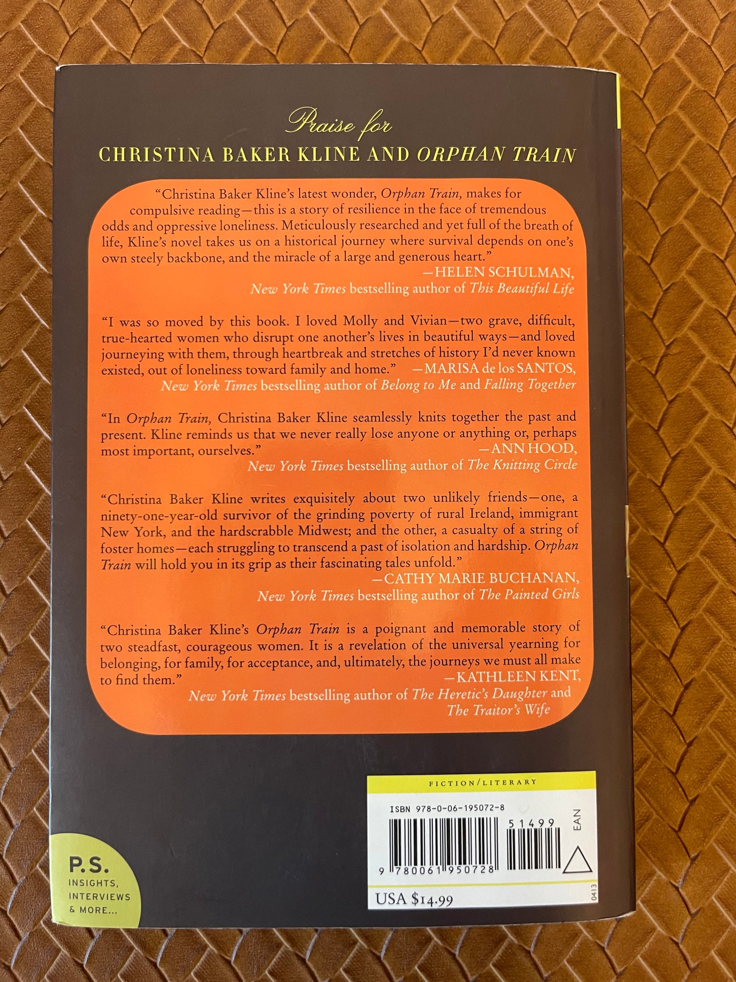 Orphan Train by Christina Baker Kline (Paperback)