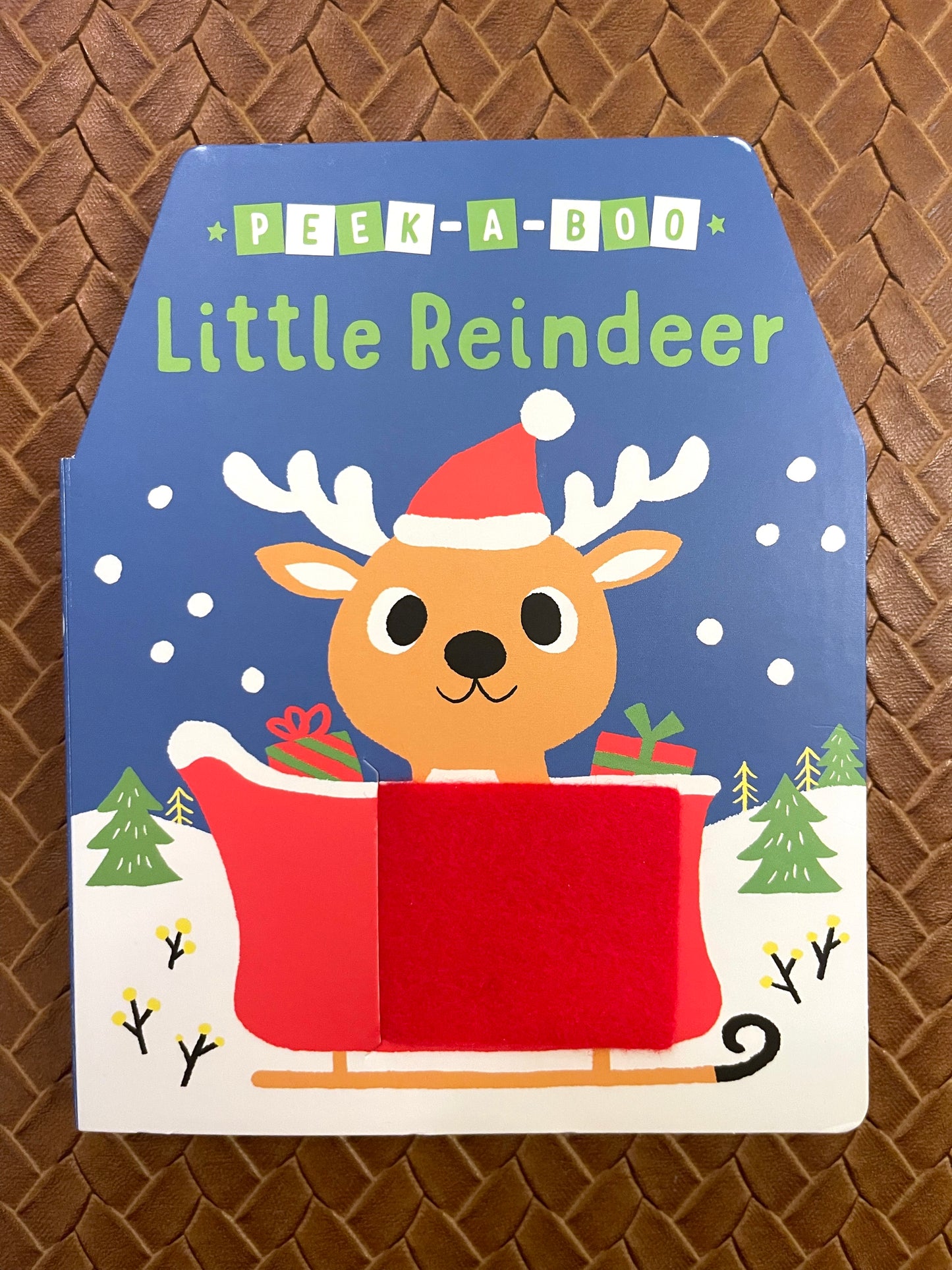 Peek-a-Boo Little Reindeer by Yu-Hsuan Huang (Board Book - New)