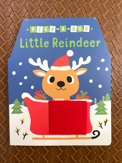 Peek-a-Boo Little Reindeer by Yu-Hsuan Huang (Board Book - New)