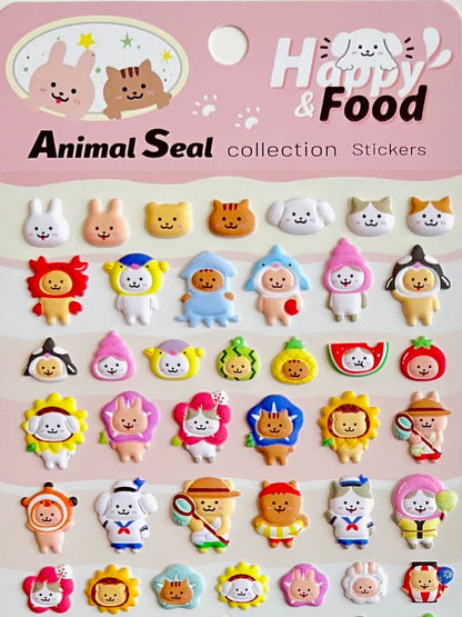 Pet Puffy Stickers