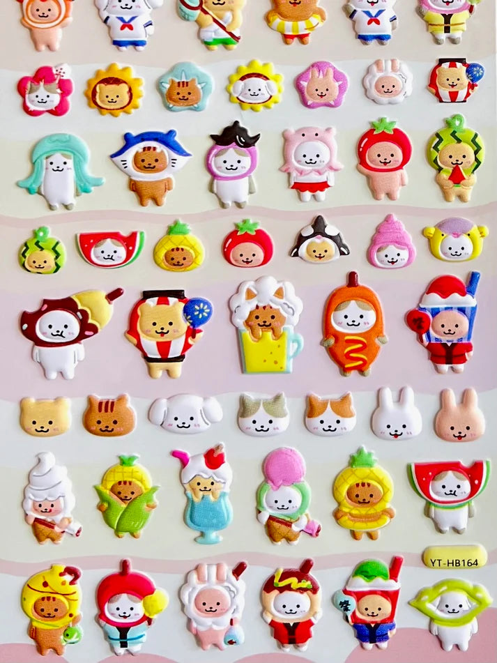 Pet Puffy Stickers