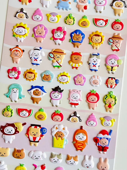 Pet Puffy Stickers