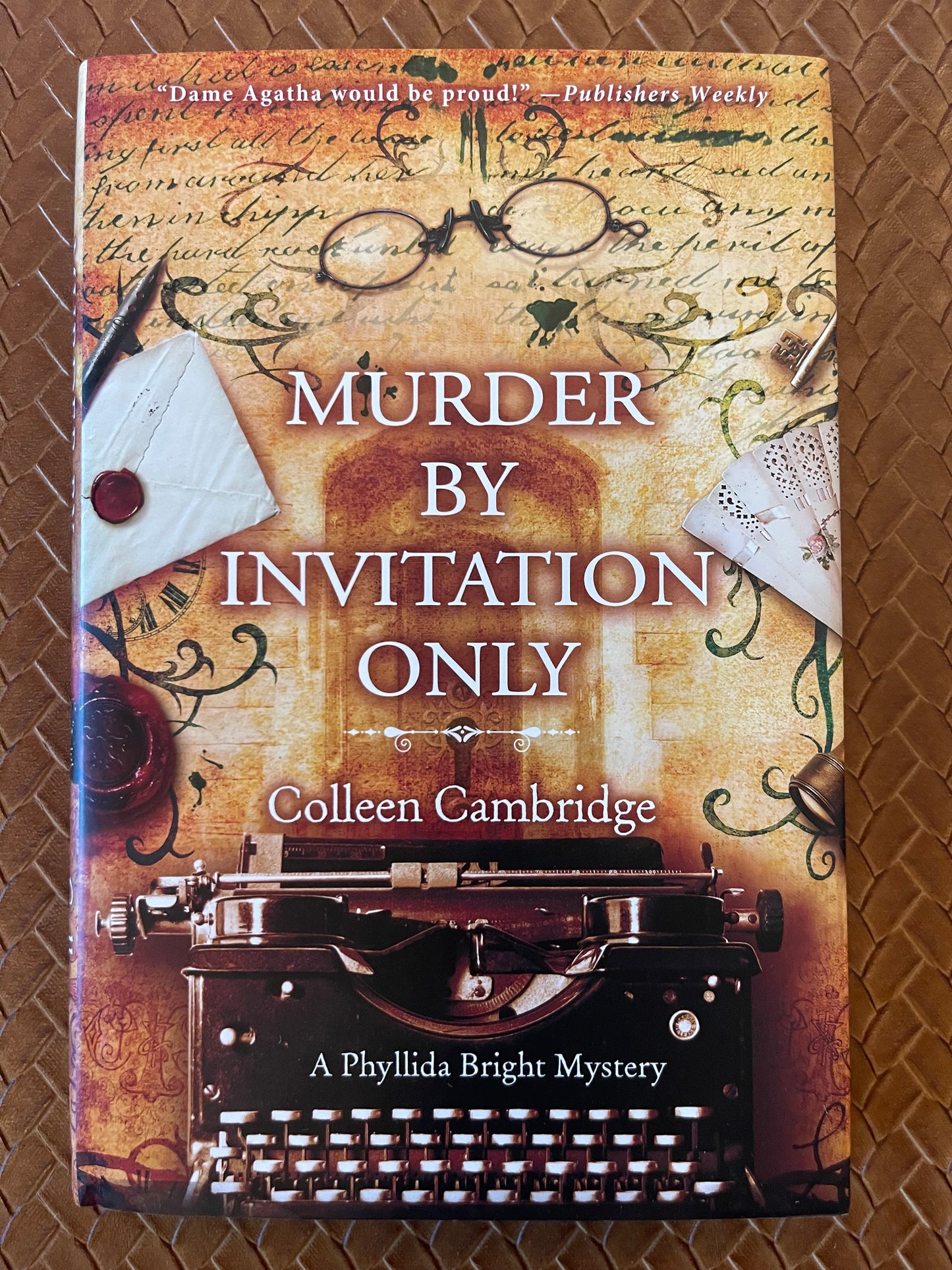 Phyllida Bright Mystery #3: Murder by Invitation Only by Colleen Cambridge (Hardcover)