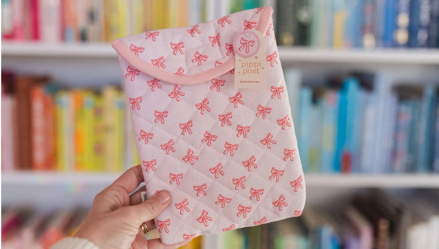 Pink Coquette Bows Quilted E-Reader Case