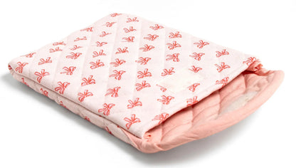 Pink Coquette Bows Quilted E-Reader Case