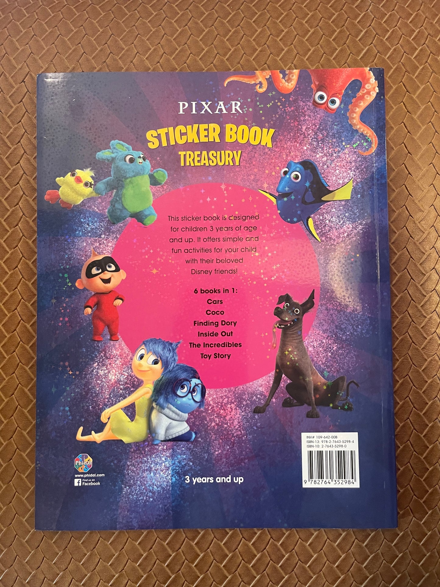 Pixar: Sticker Book Treasury by Disney (Paperback - New)