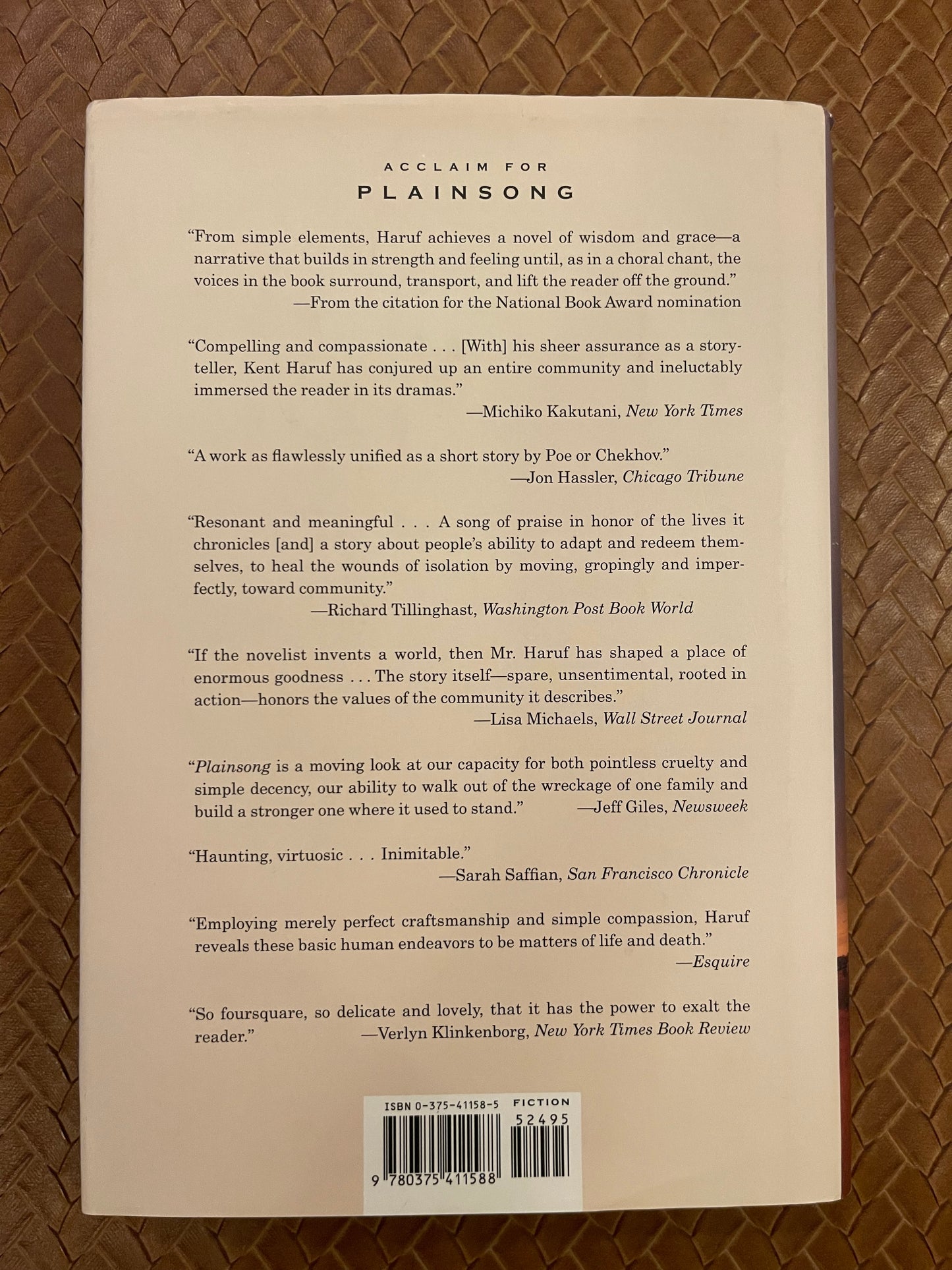 Plainsong #2: Eventide by Kent Haruf (Hardcover)