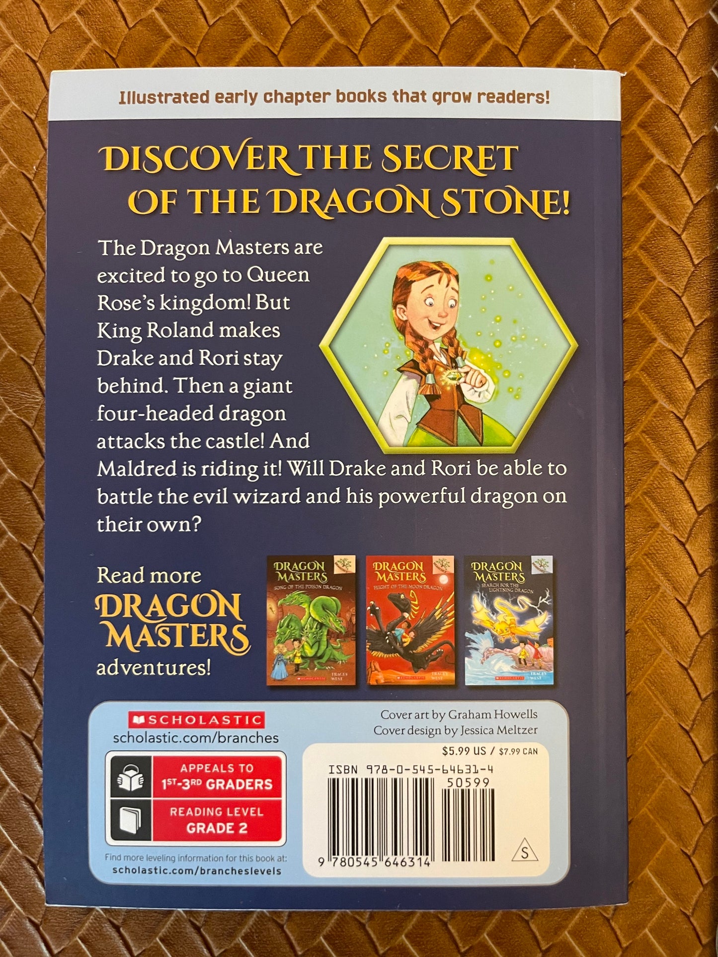Dragon Masters #4: Power of the Fire Dragon by Tracey West, Graham Howells (Illustrator) (Paperback)