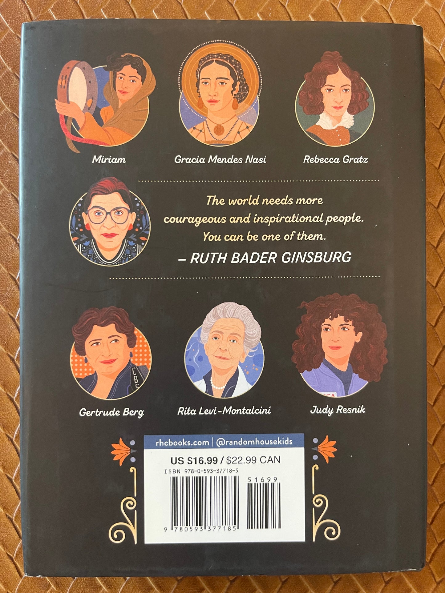 RBG's Brave & Brilliant Women: 33 Jewish Women to Inspire Everyone by Nadine Epstein, Bee Johnson, Ruth Bader Ginsburg (Hardcover)