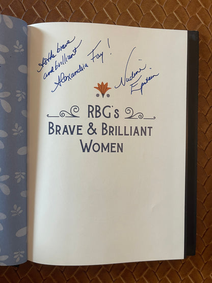 RBG's Brave & Brilliant Women: 33 Jewish Women to Inspire Everyone by Nadine Epstein, Bee Johnson, Ruth Bader Ginsburg (Hardcover)