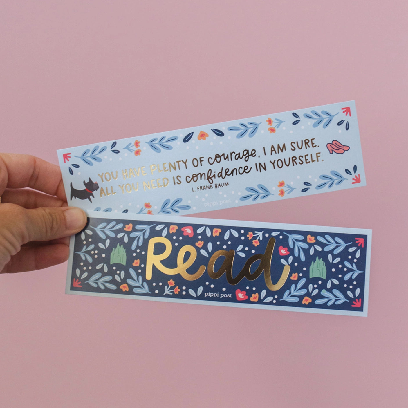 Read Wizard of Oz Gold Foil Bookmark Set