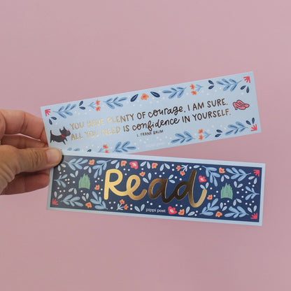Read Wizard of Oz Gold Foil Bookmark Set