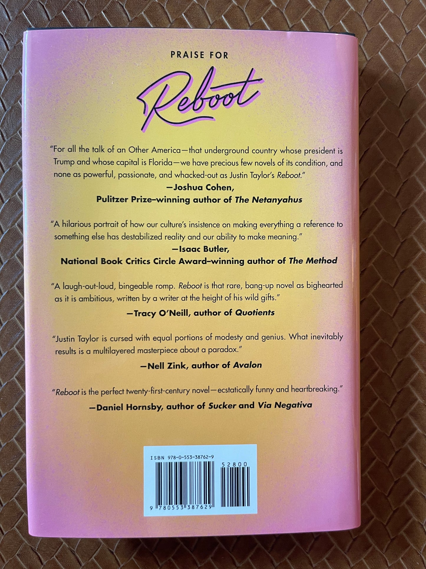 Reboot by Justin Taylor (Hardcover)