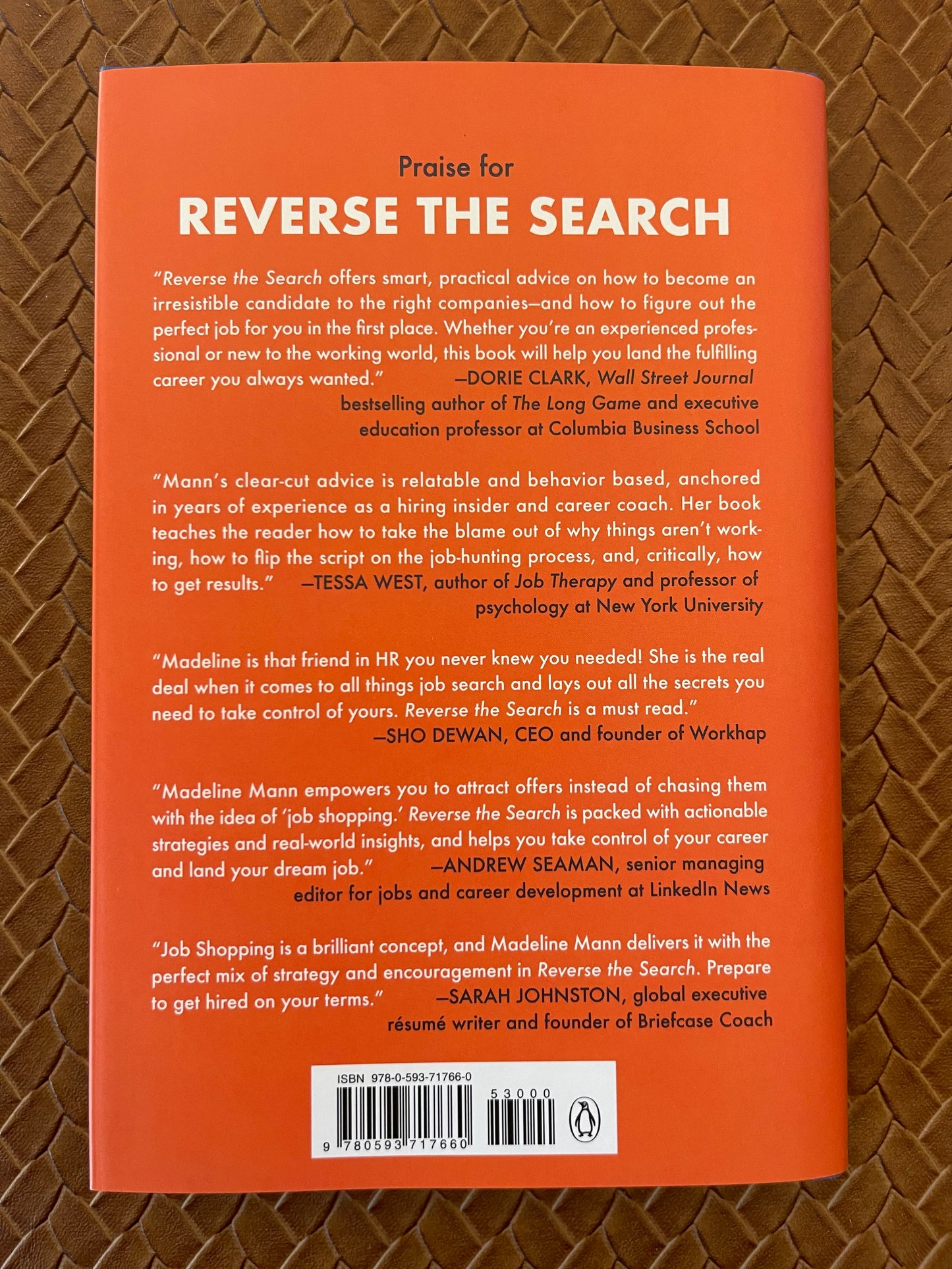 Reverse the Search: How to Turn Job Seeking into Job Shopping by Madeline Mann (Hardcover)