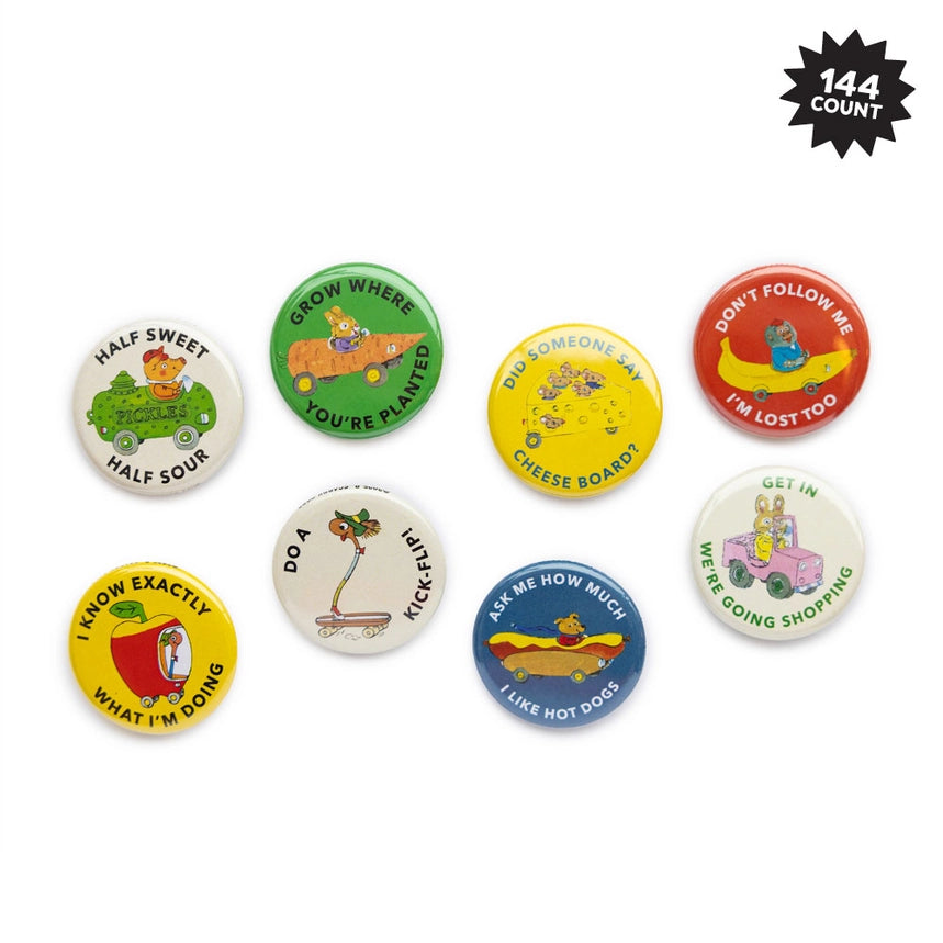 Richard Scarry® - Buttons (Cars and Trucks)