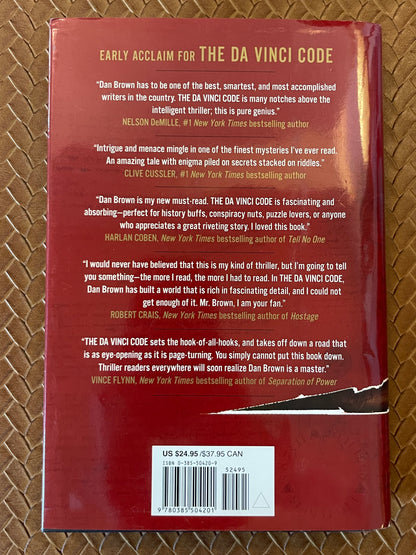 Robert Langdon #2: The Da Vinci Code by Dan Brown (Hardcover)