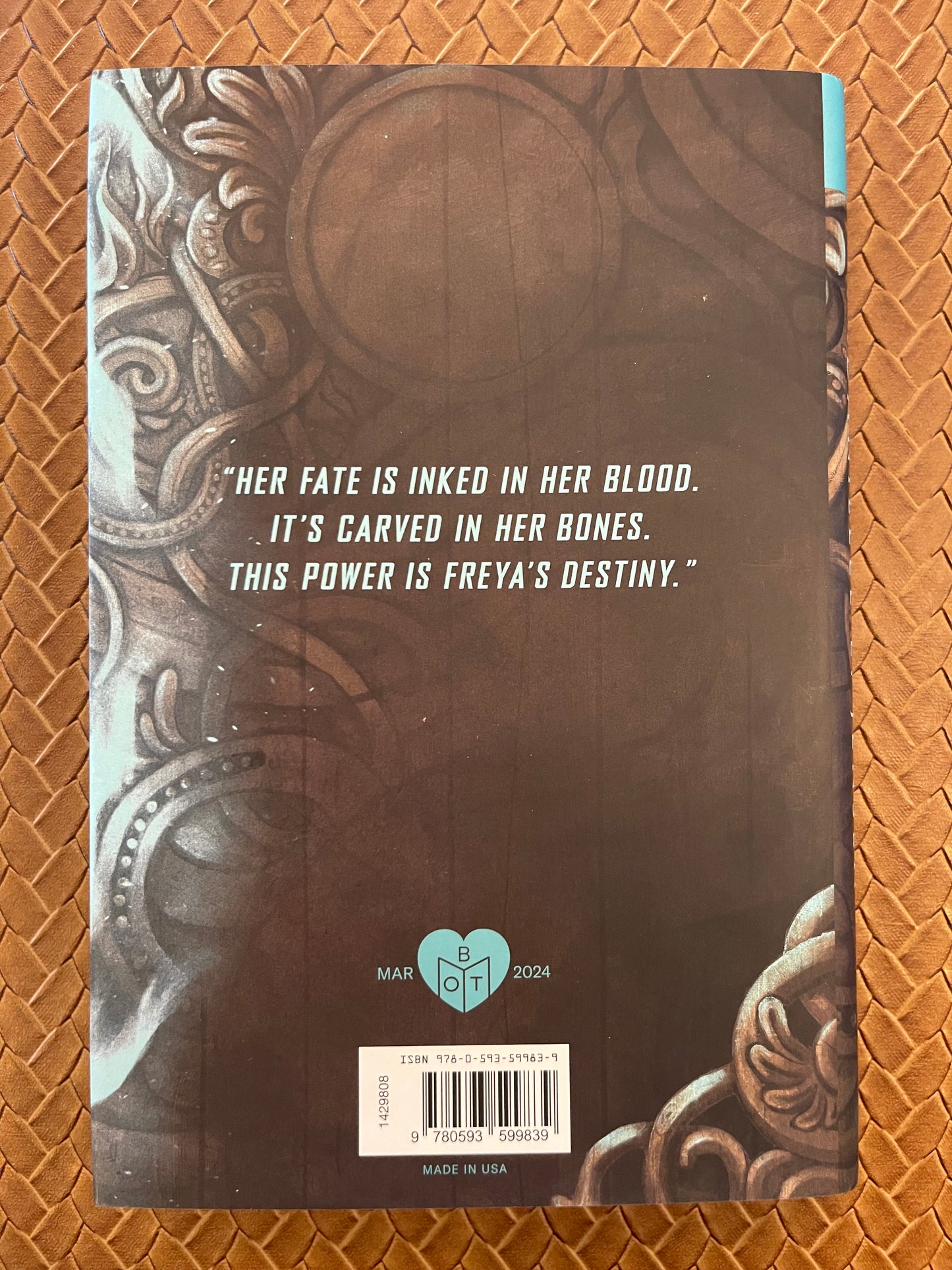 Saga of the Unfated #1: A Fate Inked in Blood by Danielle L. Jensen (Hardcover)