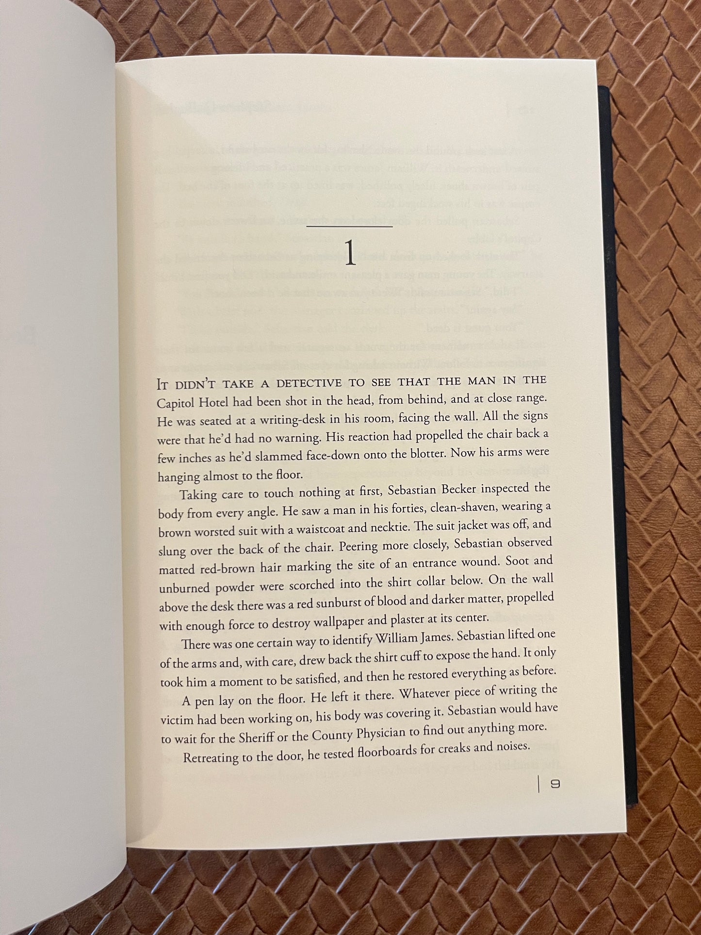 Sebastian Becker #3: The Authentic William James by Stephen Gallagher (Signed Limited Edition) (Hardcover)