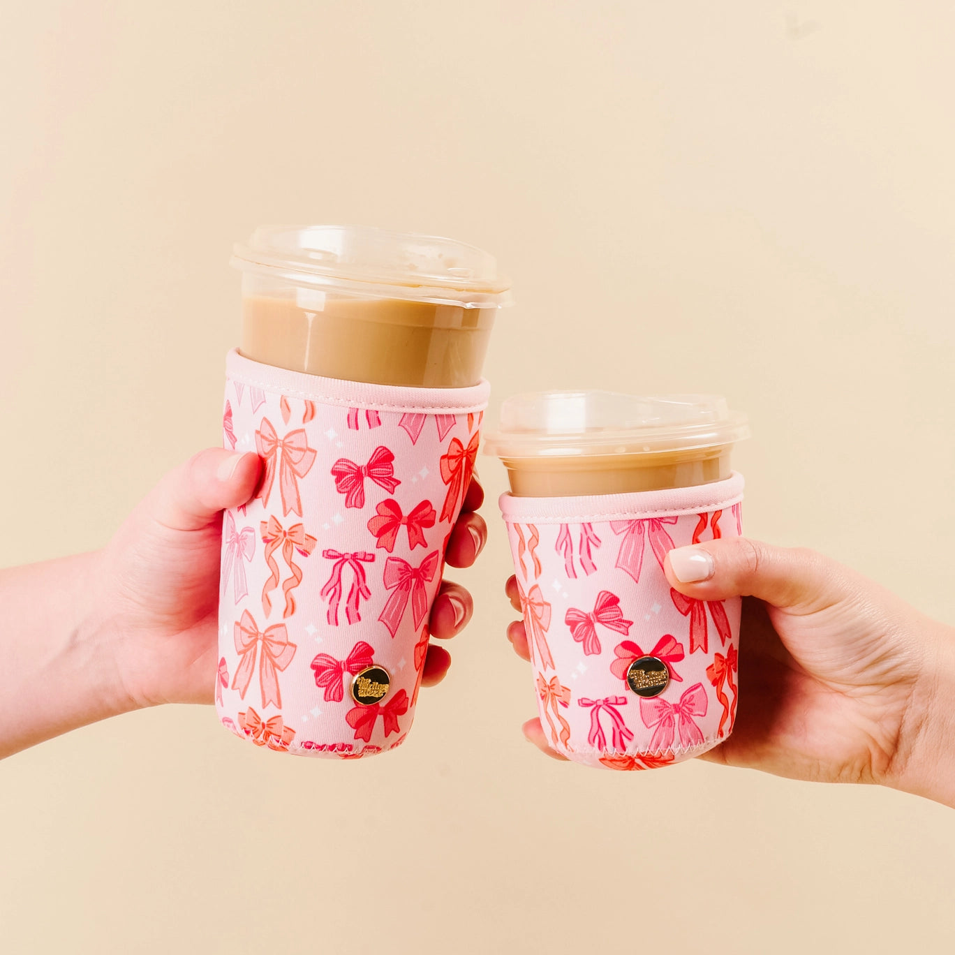 Sip Savvy Drink Sleeve-Blushing Bows Regular