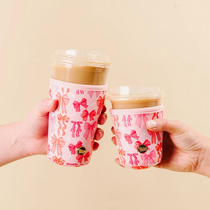 Sip Savvy Drink Sleeve-Blushing Bows Regular