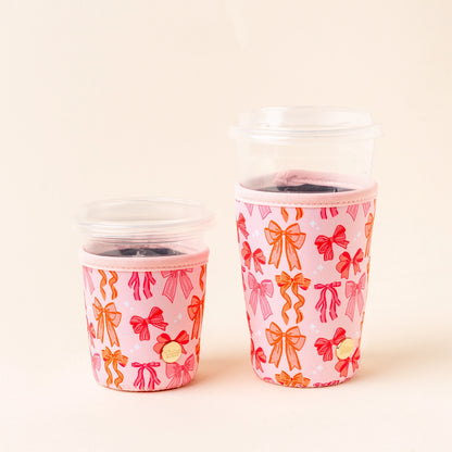 Sip Savvy Drink Sleeve-Blushing Bows Regular