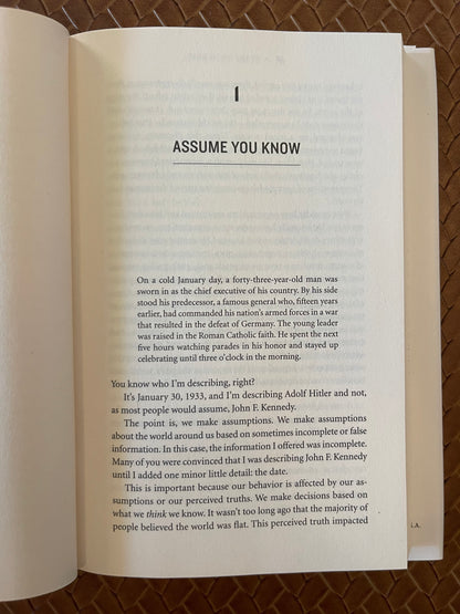 Start with Why: How Great Leaders Inspire Everyone to Take Action by Simon Sinek Hardcover)