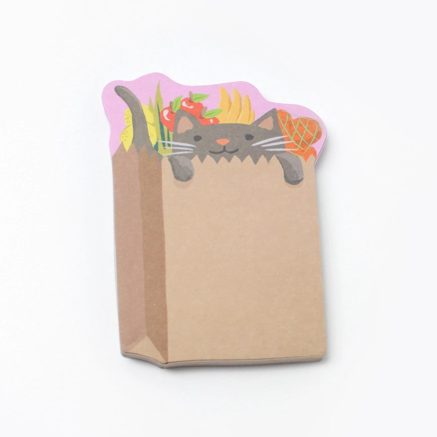 Sticky Notes - Grocery Kitten