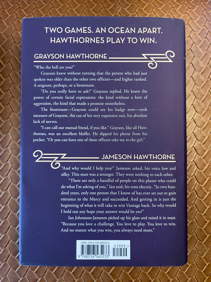 The Inheritance Games #4: The Brothers Hawthorne by Jennifer Lynn Barnes (Hardcover)