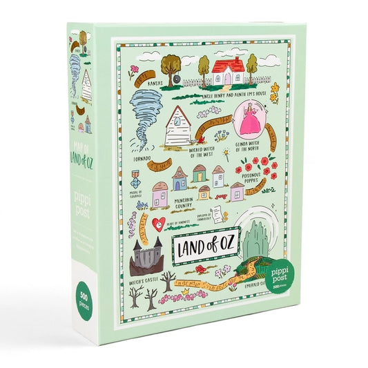 The Wizard of Oz Map - 500 Piece Jigsaw Puzzle