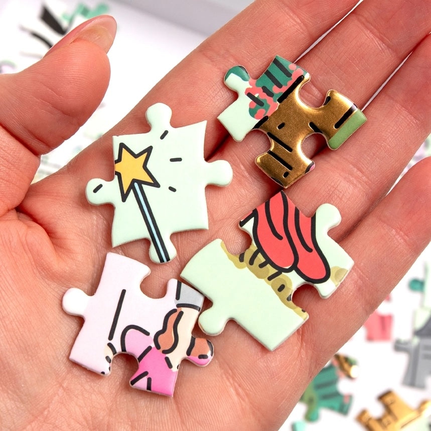 The Wizard of Oz Map - 500 Piece Jigsaw Puzzle