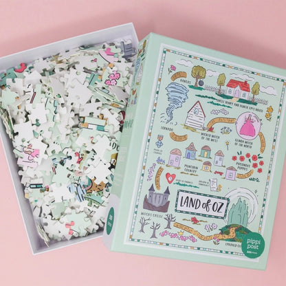 The Wizard of Oz Map - 500 Piece Jigsaw Puzzle