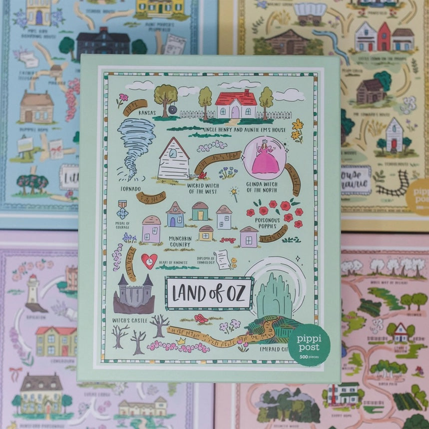 The Wizard of Oz Map - 500 Piece Jigsaw Puzzle