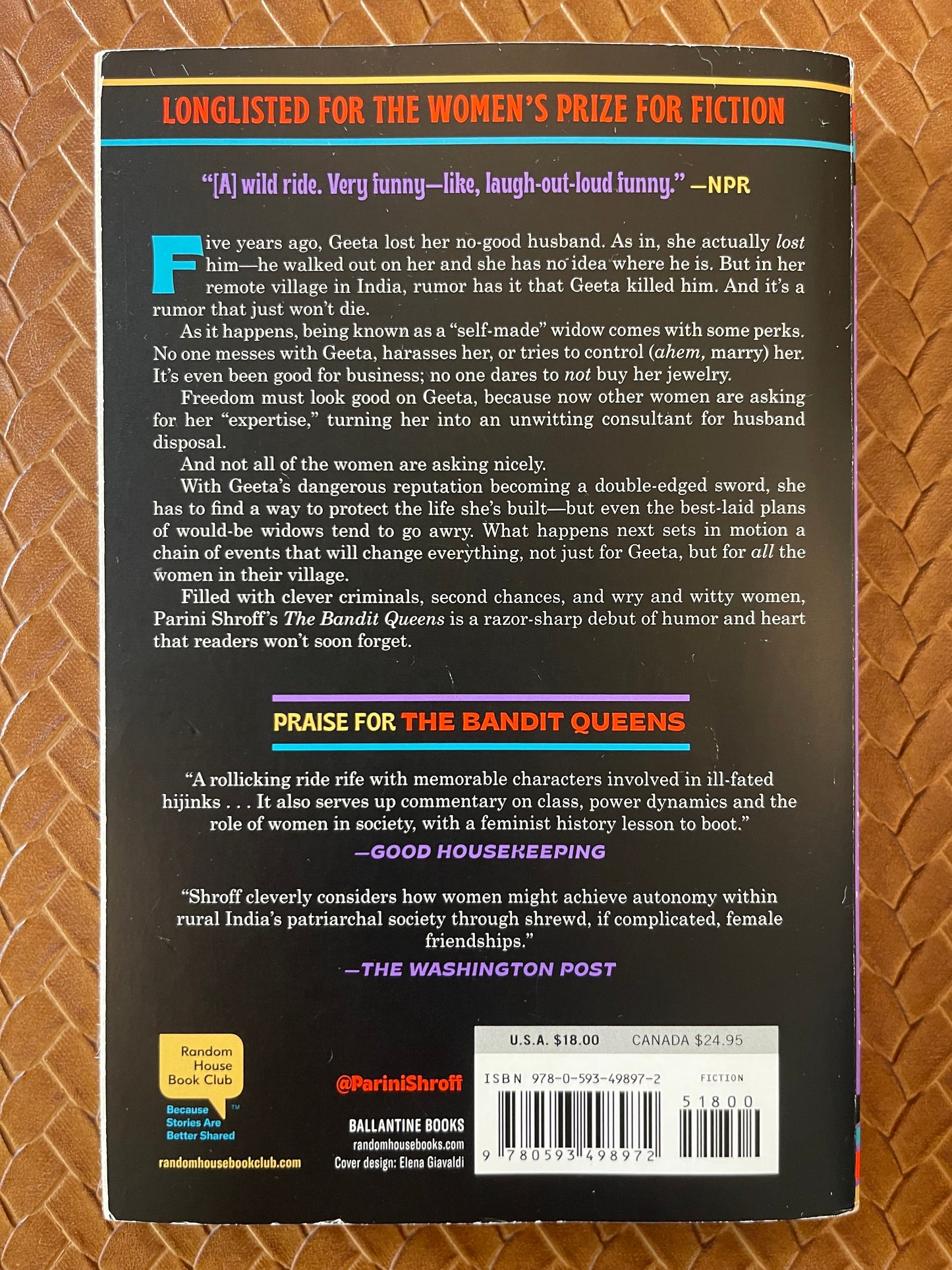 The Bandit Queens by Parini Shroff (Paperback)