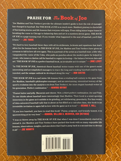 The Book of Joe: Trying Not to Suck at Baseball and Life by Joe Maddon, Tom Verducci (Hardcover)
