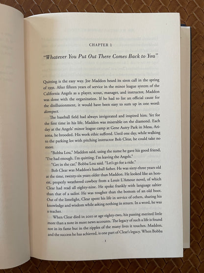 The Book of Joe: Trying Not to Suck at Baseball and Life by Joe Maddon, Tom Verducci (Hardcover)