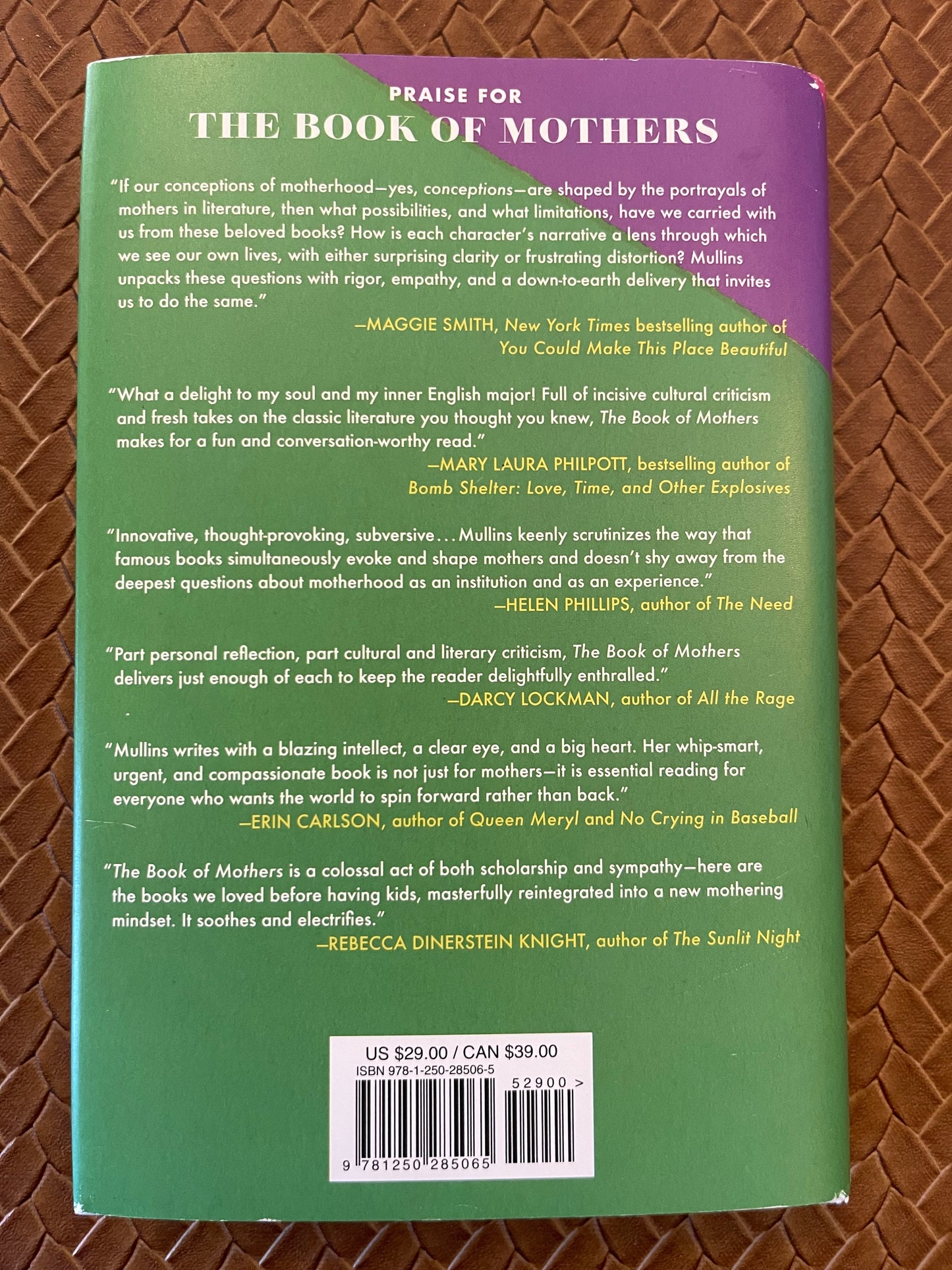 The Book of Mothers: How Literature Can Help Us Reinvent Modern Motherhood by Carrie Mullins (Hardcover)
