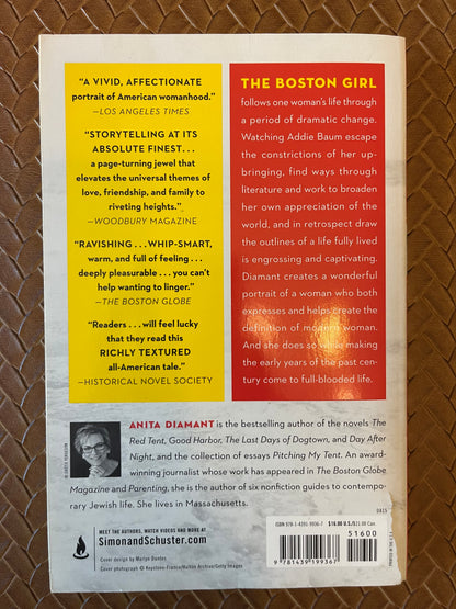The Boston Girl by Anita Diamant (Paperback)