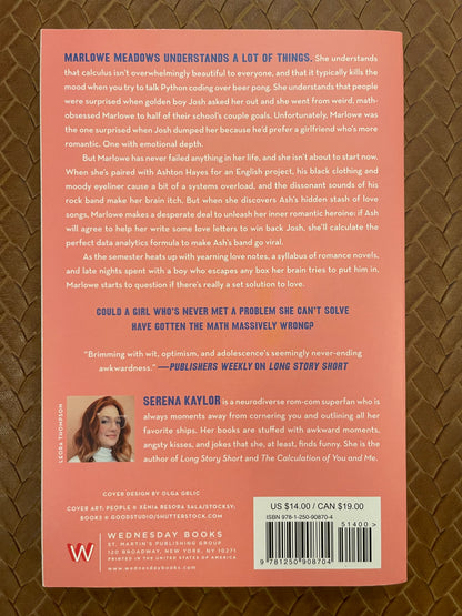 Calculation of You and Me by Serena Kaylor (Paperback)