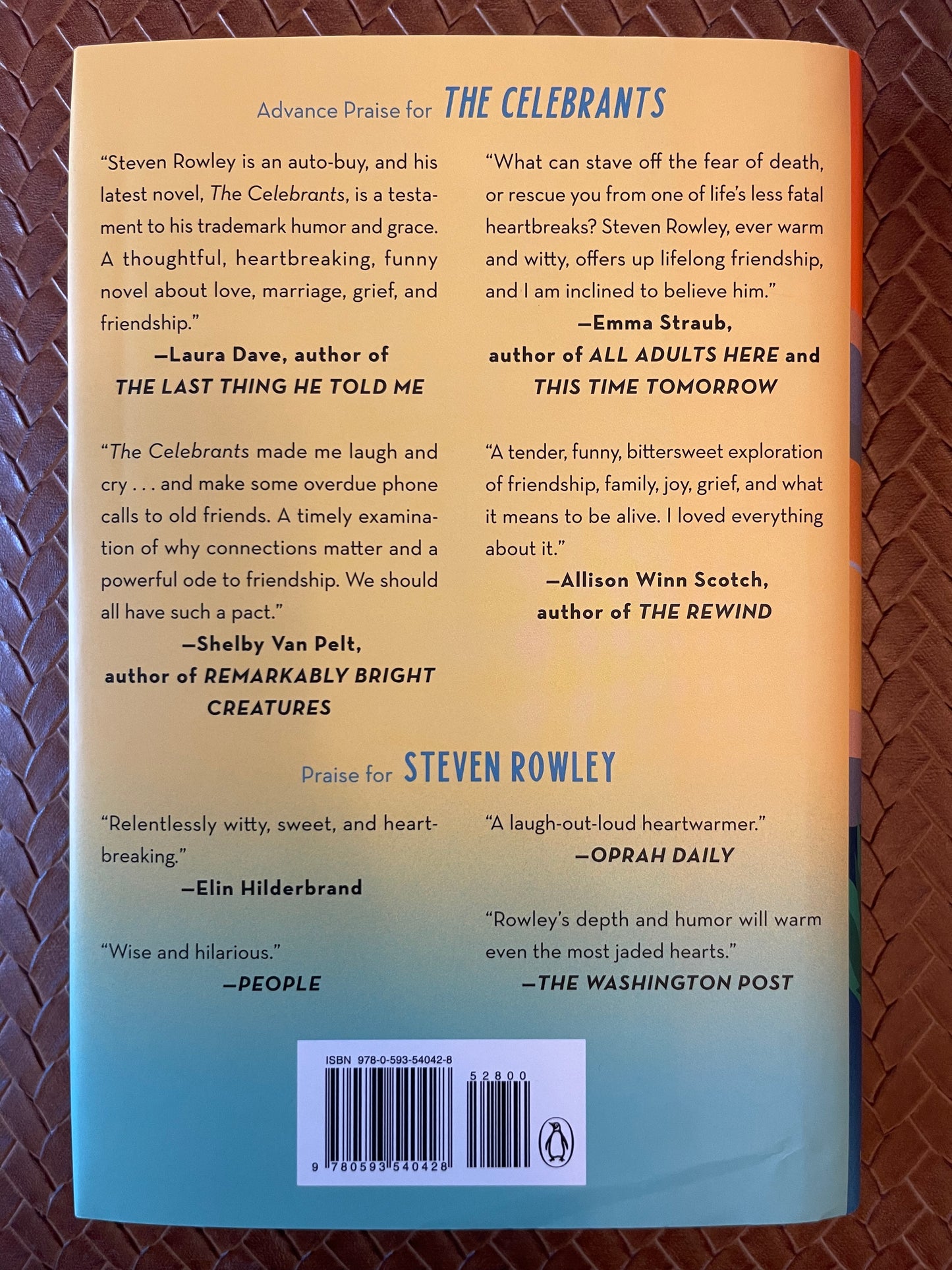 The Celebrants by Steven Rowley (Hardcover)