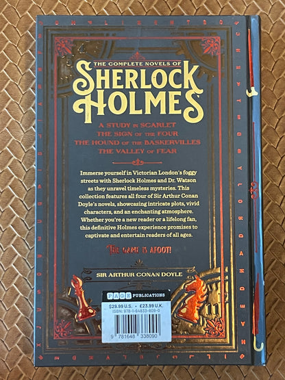 The Complete Novels of Sherlock Holmes by Sir Arthur Conan Doyle (Hardcover Deluxe Edition - New)