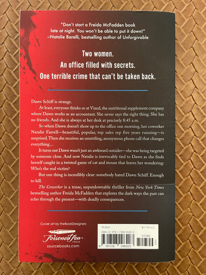 The Coworker by Freida McFadden (Paperback)