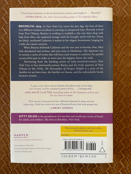 The Dressmakers of Prospect Heights: A Novel by Kitty Zeldis (Paperback)
