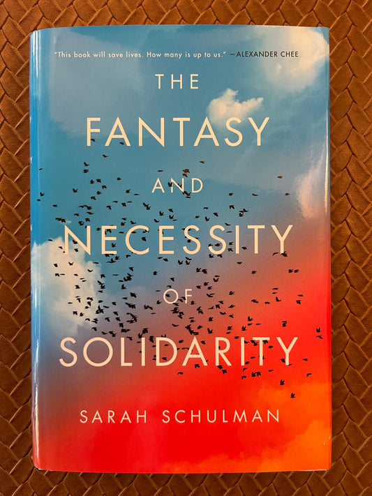 The Fantasy and Necessity of Solidarity by Sarah Schulman (Hardcover)