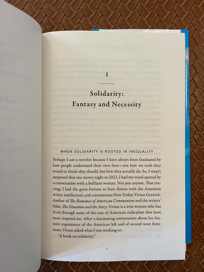 The Fantasy and Necessity of Solidarity by Sarah Schulman (Hardcover)