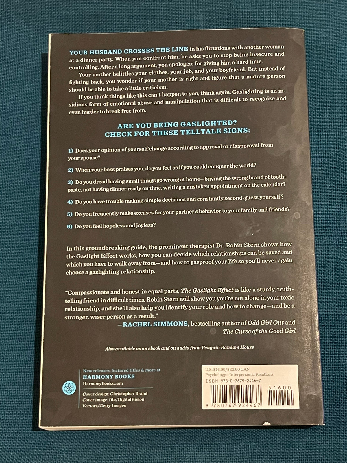The Gaslight Effect: How to Spot and Survive the Hidden Manipulation Others Use to Control Your Life by Robin Stern (Paperback)