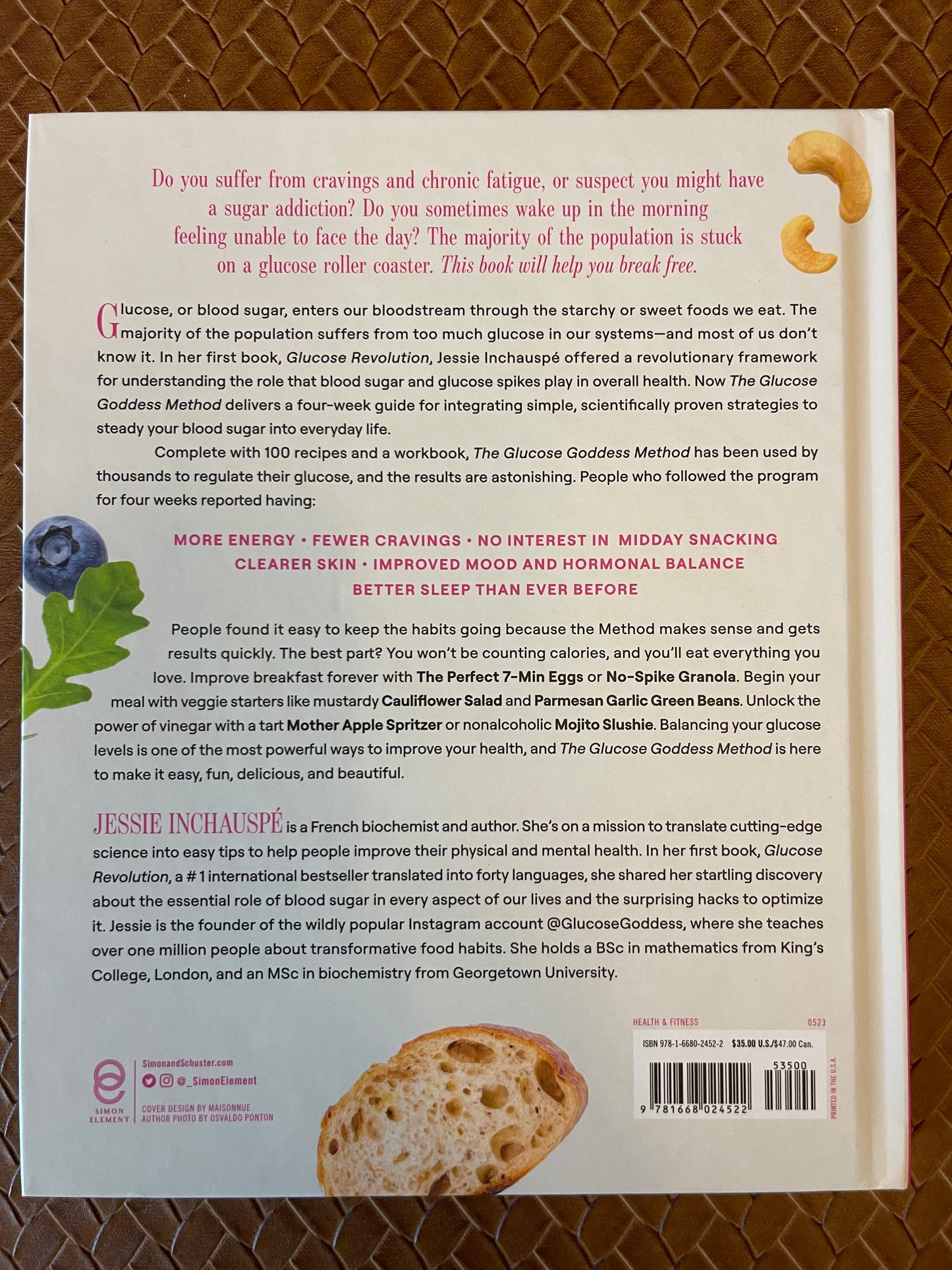 The Glucose Goddess Method: The 4-Week Guide to Cutting Cravings, Getting Your Energy Back, and Feeling Amazing by Jessie Inchauspé (Hardcover)