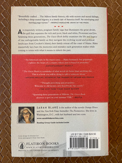 The Guest Book by Sarah Blake (Paperback)