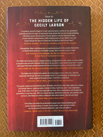 The Hidden Life of Cecily Larson by Ellen Baker (Hardcover)