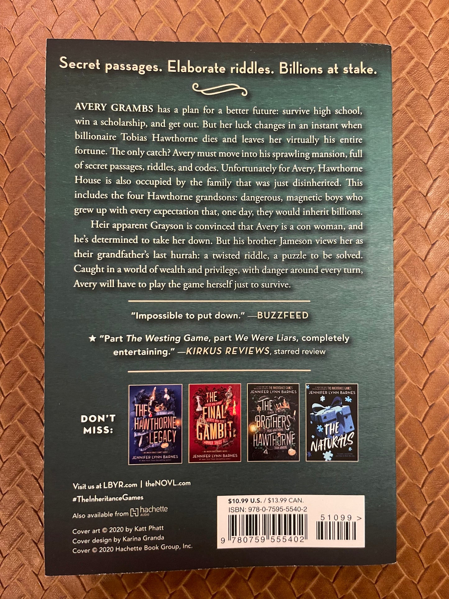 The Inheritance Games #1: The Inheritance Games by Jennifer Lynn Barnes (Paperback)
