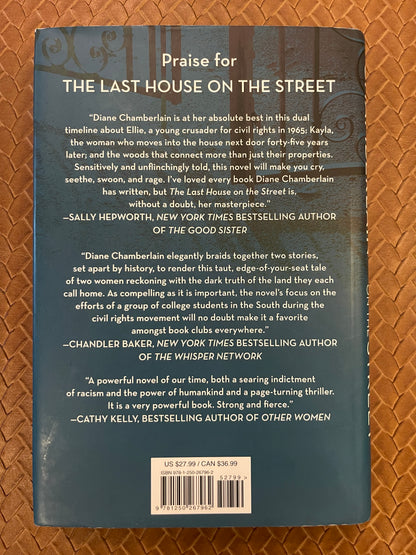 The Last House on the Street by Diane Chamberlain (Hardcover)